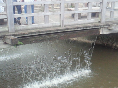 小野川の樋橋（ジャージャー橋）